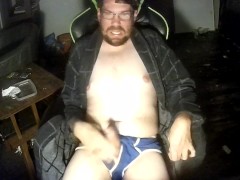 Jacking off before I go to work - Screenshot 2 of 16 - Underwear