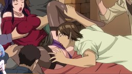 Esposa engaña a su esposo en un orgia en un hotel