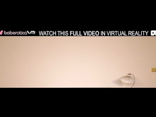 Solo Perfect Blonde Blanche Bradburry with Big Tits Masturbates in VR.