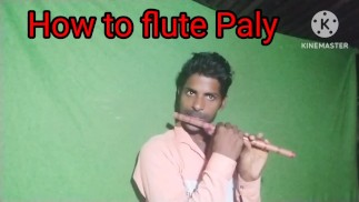 Wie man Flöte spielt Indian Boy Flötenmusik ton