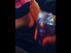 Stroking My Dick with my Toy till I explode