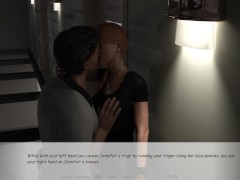 My Stepbrother's Wife #24 Jennifer and I kissed passionately and rubbed her pussy