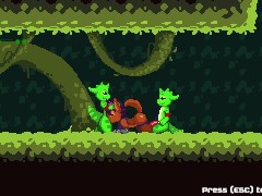 They fucked her hard with double penetration (slime!!!)