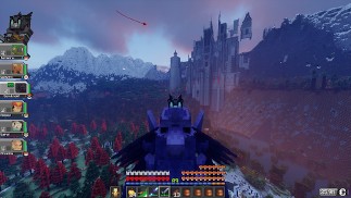so i ended up building castle wolfenstein in minecraft again