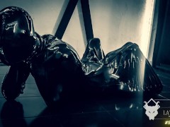Breath Play Struggle in Latex Dog Suit (Session 15)