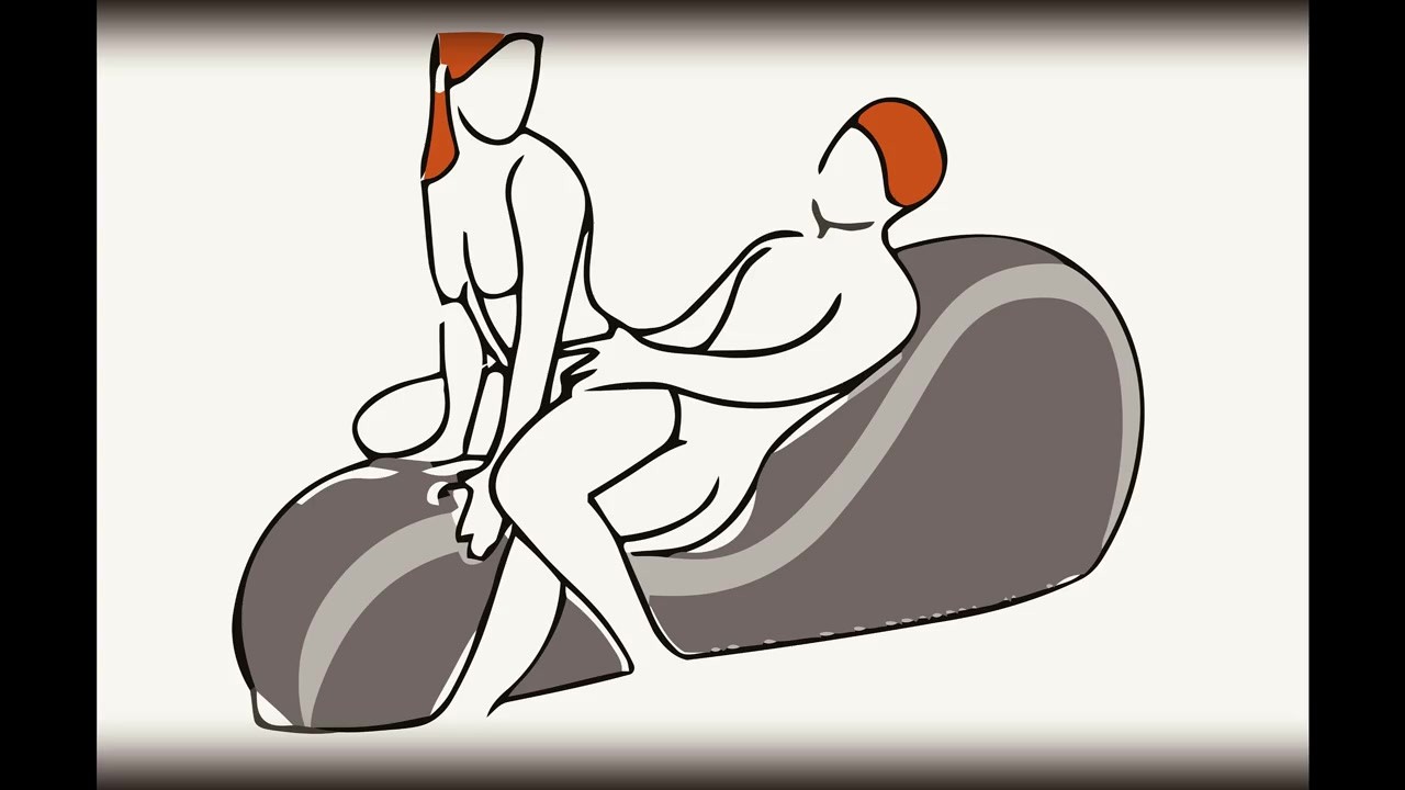 Love Chair: Amateur couple doing sexual positions, fucking bareback, ending  with internal cumshot