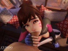 [Compilation] Mercy blowjob with D.va Loving Gentle Blowjob [Overwatch] [Grand Cupido]