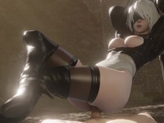 2B gracefully rides your cock . Nier Automata ❤ - Screenshot 1 of 16 - Have Fun