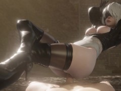2B gracefully rides your cock . Nier Automata ❤ - Screenshot 3 of 16 - Tits