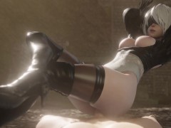 2B gracefully rides your cock . Nier Automata ❤ - Screenshot 6 of 16 - Have Fun