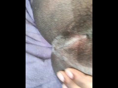 MY ASS HOLE HAIRY🙈 brown pink asshole