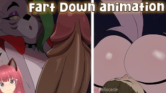 Roxy Wolf FART down your throat FNAF (Feliscede animation) - Jazziuu