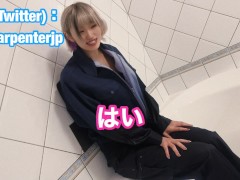 【フェラ】ウソついたらシャワーぶっかけ!?😂従業員ナオミちゃん質問コーナー！#女大工 #建設業界 #建設会社 - Screenshot 11 of 16 - Amateur Blowjob