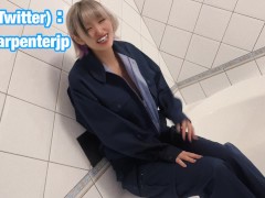 【フェラ】ウソついたらシャワーぶっかけ!?😂従業員ナオミちゃん質問コーナー！#女大工 #建設業界 #建設会社 - Screenshot 5 of 16 - Amateur Blowjob