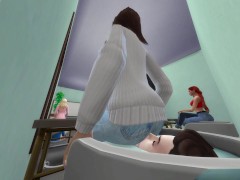 Class Dominated: The Girls' Ultimate facesitting!