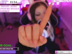 ASMR Sensual Sweet Ear Licking Twitch Streamer
