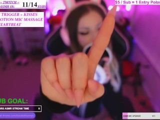 ASMR Sensual Sweet Ear Licking Twitch Streamer