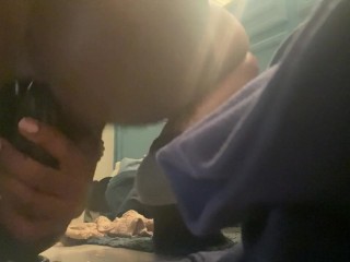 13-дюймовый член глубоко в моем анале