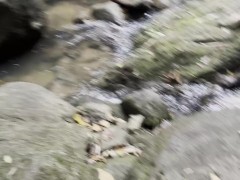 Topless Monika Fox Quickie Blowjob And Cum In Mouth in The Jungle