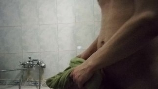 Beautiful body. Shower. Movements