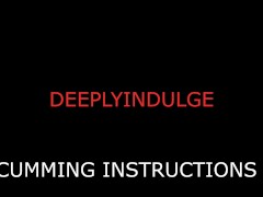 INSTRUCTIONAL ASMR FOR YOUR GUIDED PLEASURE (AUDIO FOR WOMEN) CUM CHALLENGE