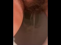 GRWM Hairy Girl Vlog peeing getting dressed
