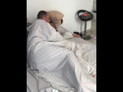 I masturbate in front of my horny stepfather inciting him to have sex.