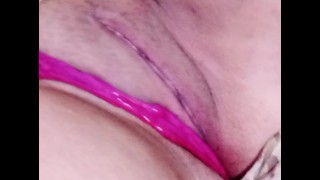 Puta sexy de vagina rosada se viene a chorros para ti