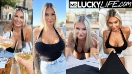 Высокая крошка-Blonde Cameron Cohen показывает свои навыки