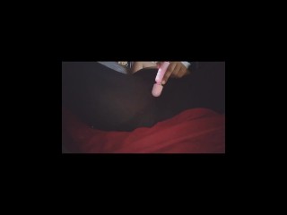 Girl Squirting in Leggings while Watching Anime