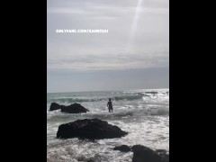 Such a hottie jerking off in a public beach in Spain. - Screenshot 15 of 16 - Nude Beach