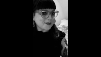 Trans Goth Masturbating.