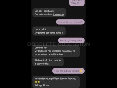 Asking my Classmate for Relationship Advice