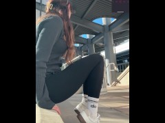 Finding A Spot At The Mall To Cum Hard | Public Orgasm | Outdoors