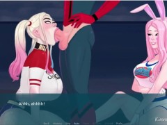 Spiderman Cum's in Harley Quinn's Mouth.