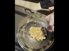 Making Cum Cookies For My Whore