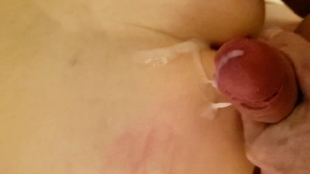 Hubby Cums On MILF Ass. Cum As Lube Creampie. Porn For Women. Real Amateur Couple Homemade.