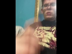 A new one me rubbing my 6 inch dick I was I can go 12 times in a day
