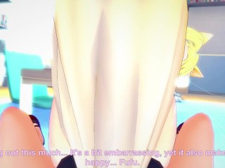 Хентай ногами от первого лица от Yukikaze из Dog Days