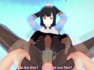 Хентай ногами от первого лица от Karin от Epic seven