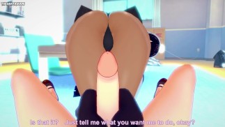 POV хентай футджоб от Ultear из Fairy Tail