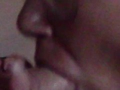 Milf blowjob with close view and massive load of cum on her moouth