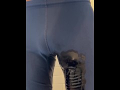 Pee my gym shorts