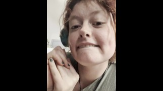 POV Step Sister Teen Gives JOI (Jerk Off Instructions)