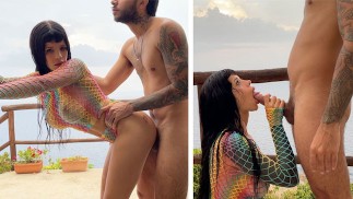 Du sexe incroyable à Enerergie ! 🇮🇹 Couple Baise intensément à l’extérieur ! Sexe Dur, Visage Baisée Et Creampie !
