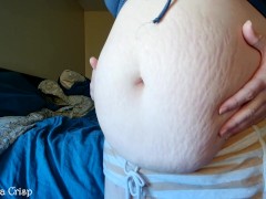 Preview: Belly Grows Bigger and Heavier Before Popping | Weighed Down | Clara Crisp Pops