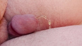 Slowly pissing into my lap