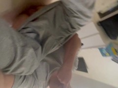 I decided to masturbate a little in front of the mirror