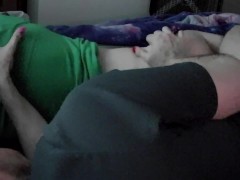 wake my wifes BFF great spooning fuck until I cum inside her!