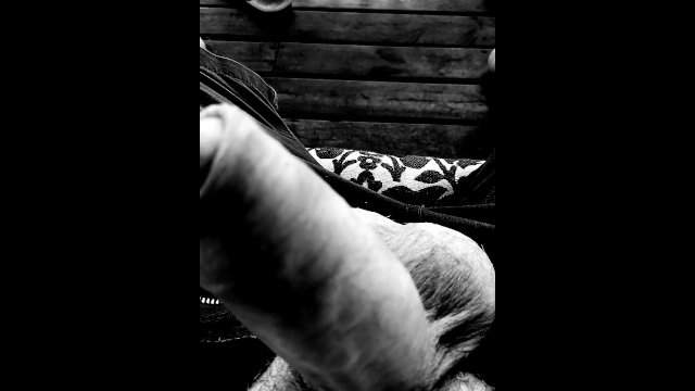 Throbbing cock stroke